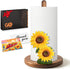 GAJ Sunflower Paper Towel Holder - Sunflower Decor for Kitchen Farmhouse Bathroom Counter