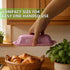 Lynnsen Countertop 1 BPA-Free Melamine Butter Dish with Lid & Stainless Steel Knife - Farmhouse Butter Keeper