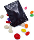 QQ Studio 100 PCS Metallic Mylar Foil Sealable Bags (7x10cm (2.7x3.9"), 100x Black)