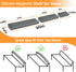30"/24"/20" Silicone Stove Top Magnetic Shelf for Kitchen, Soft Flexible Strong Magnetic Heat Resistant Over the Stove