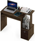 Furinno Econ Multipurpose Home Office Computer Writing Desk - Columbia Walnut/Dark Brown, 15.8"D x 39.4"W x 34.09"H
