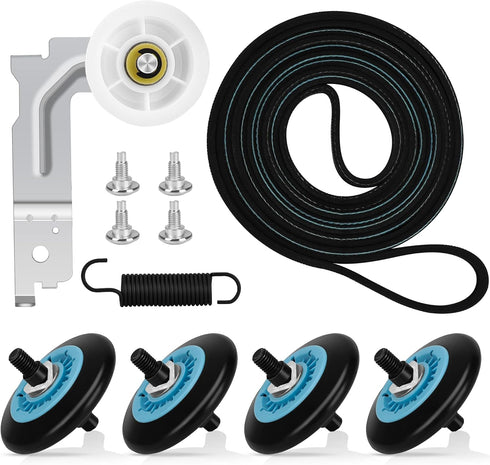 Upgraded Dryer Parts for Sam.sung Dryer, Roller Replacement Kit, Compatible with DV45H7000EW/A2 DV42H5000EW/A3