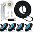 Upgraded Dryer Parts for Sam.sung Dryer, Roller Replacement Kit, Compatible with DV45H7000EW/A2 DV42H5000EW/A3