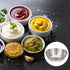 uxcell 4pcs Stainless Steel Sauce Dishes, Metal Serving Bowls for Sauces, Rice, Ice Cream