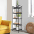 GIOTORENT 5-Wire Standing Storage Shelves, Metal Shelving Unit Pantry Rack for Laundry Kitchen Bathroom Organizer