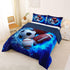 Set Set 1 Feelyou Boys Sports Comforter Football Baseball Soccer Bedding with Pillow Cases Basketball Microfiber Kids