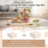 Tiita Kids Floor Mattress - Toddler Trifold Futon Mattress, Portable Foldable Play Mat for Naps and Playtime, Plush