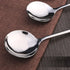 HornTide 6-Piece Soup Spoon Set, Stainless Steel Bouillon Flatware, 6.5-Inch