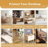 12 14 Inch, 1.4mm Clear Table Protector x Thick Waterproof PVC Plastic Table Cover, Durable Table Pad for Dining Room