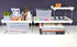 Madesmart Small Stackable Storage Shelf, Plastic Collapsible Cabinet Shelf for Home Organization, White, 9.38 x 7.63 x