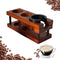 Upgraded Wooden Espresso Tamp Station - 51-58mm Espresso Accessories, Durable Multi-Function Tamping Station