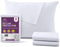 CirclesHome Pillow Protectors, 2 Pack Standard Zippered, 100% Cotton Breathable Pillowcases, 20x26