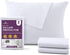 CirclesHome Pillow Protectors, 2 Pack Standard Zippered, 100% Cotton Breathable Pillowcases, 20x26