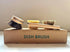 SUPRNN 1 3 Bamboo Dish Brush with Handle, Sturdy Wooden Handle with Natural Bristle Heads, Horsehair, Sisal, Palm - All