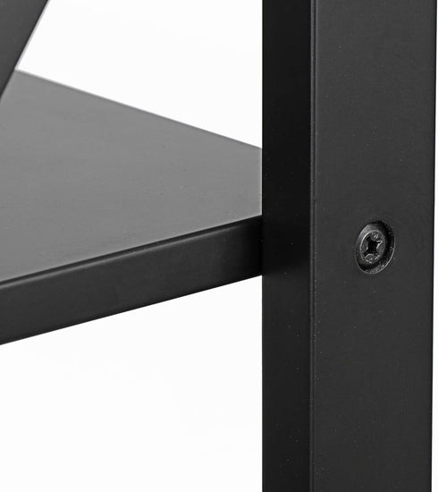 3-Tier ZENY Nightstand Sofa Side Table End Table with Storage Shelf for Living Room, Bedroom, Office, Apartment, Easy