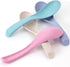 Wheat Straw Travel Spoon Set, 4 Camping Utensils, Portable Silverware for Lunch Box, Eco Friendly Reusable