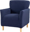 Stretch Chair Covers with Arms 1 Piece Accent Chair Cover Banquet Armchair