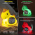 Alarm Clock with Night Light for Kids with Sleep Training and Sound Machine, Rechargeable Silicone Lamp OK to Wake
