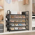 5 20-25 Closet, Tier Shoe Rack, Shoe Organizer Storage for Pair Boot and Sneaker, Stackable Free Standing Shoe Shelf