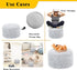 20x20x12 Inches Asuprui Pouf Ottoman Unstuffed Floor Poof Seat Pouf Ottoman Foot Rest Soft Foot Stool Fuzzy Chair Floor