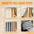 Walfos 15 Inch Baguette Transfer Peel, Flipping Board for French Bread Baking