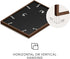 6x8 4x6 8x6 (6x8 HAUS AND HUES Picture Frame with Real Glass and Walnut Oak Matted to - Oak Picture Frame - Includes