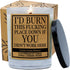 Funny Candle Gifts for Women, Men, Coworkers, Boss Day, Promotions, Made in The USA, Scented 100% Soy Wax Presents for