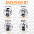 YOLIFE 34oz French Press Coffee Maker, 4 Cup, Heat-Resistant Borosilicate Glass, Portable Cold Brew (Grey/Black)