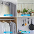 Tension Curtain Rod for Windows 28 to 48 Inch, Adjustable Spring Rod for Kitchen, Bathroom, Window, Bookshelf (Silver)
