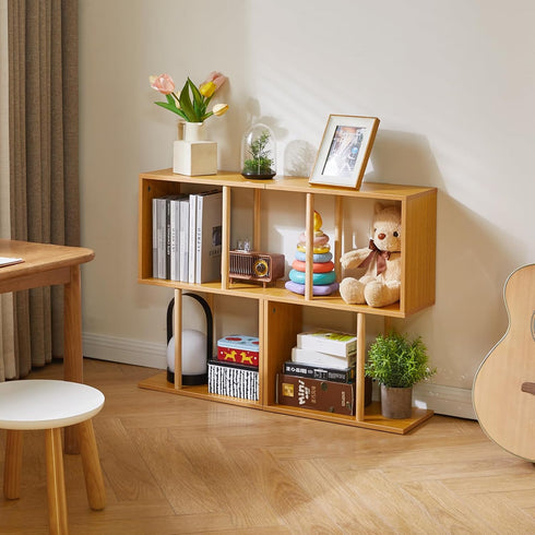 3-Tiered YD-ST003N Aibiju S-Shaped Side Table for Small Spaces, Freestanding Side Table, Sofa End Table, Narrow End