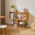3-Tiered YD-ST003N Aibiju S-Shaped Side Table for Small Spaces, Freestanding Side Table, Sofa End Table, Narrow End
