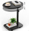 TV Tray Table with Infinite Adjustable Height - C-Shaped Sofa End Side