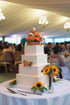 Silverlake 5-Tier Square Cake Dummy Set, American-Made Hard Foam Cake Dummies, 4" High x 4,6,8,10,12" Squares