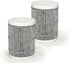 Nispira 2-in-1 HEPA Activated Carbon Replacement Filters for Munchkin Portable Air Purifier, 2 Pack