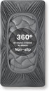 SLEEP ZONE Extra Long Twin Cooling Mattress Topper for College Dorm, Premium Zoned Cool Mattress Pad Cover