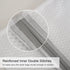 Polecasa Premium Soft 125g Diamond Mesh Laundry Bags with Sturdy Zipper for Delicates – 3 Pack Medium Durable Wash Bags