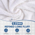 TEAWOO 40 Pack 12 12 inches White Coral Velvet Washcloths Bulk, Highly Absorbent and Soft Face Towels, Multi-Purpose