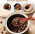 HANSGO 12PCS Dark Brown Small Wooden Spoons, 5 Inches Honey Spoon for Tea, Coffee, Jam, Bath, Sugar, Salts, Spices