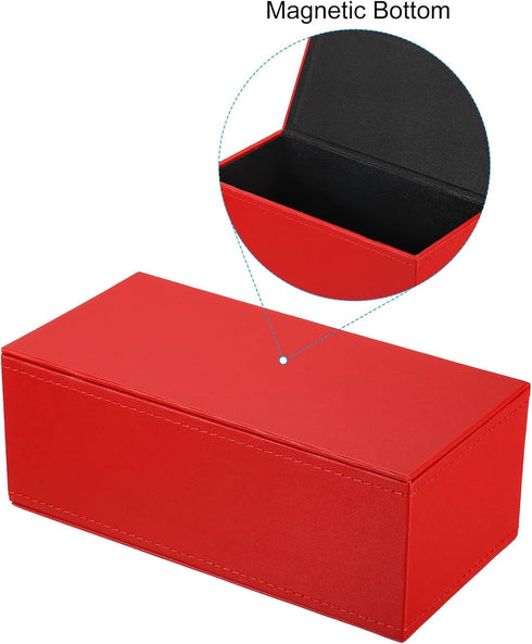 9.4x4.7x3.7" Countertop PATIKIL Tissue Box Cover, PVC Leather Rectangle Waterproof Napkin Paper Towel Dispenser Holder