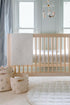 PEHR Pom Pom Basket, Pint (Blush) | 100% Cotton Canvas Storage for Nursery, Playroom & Home