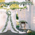 DearHouse 2pc Artificial Eucalyptus Garland, Faux Silk Eucalyptus Leaves Vines for Wedding Decor, 6.1ft/pc