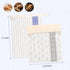 2 Pack Reusable Beeswax Bread Bags for Sourdough & Homemade Bread, Cotton Waxed Bags Keeps Fresh Longer XL Food Storage