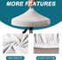 GAMUKAI 2 Pack 14"-16", Counter, Round Bar Stool Covers Stretchable Round Vanity Stool Cover, Fits Diameter Elastic Hem