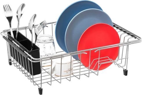 iPEGTOP Cutlery Utensil Silverware Drying Rack, Flatware Storage Solution for Kitchen