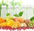 Axe Sickle 6 4 Pcs Ounce Juice Bottles Plastic Milk Bottles Bulk Beverage Containers with Tamper Evident Caps Lids