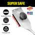 XUDAKAIXIN Nylon Grill Brush, Dual Grip Design, with Extended Luxurious Acacia Wood Handle, Safe Nylon Bristles