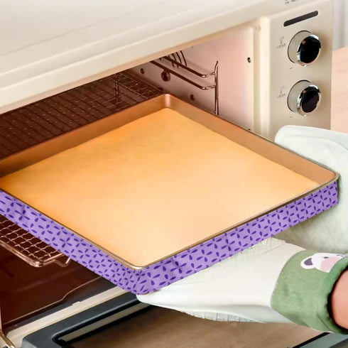 yueton 2PCS Bake Even Strips, Cake Baking Tray Cloth Strips for Preventing Deformation of Cake Edges