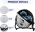Upetstory Adorable Dolphin Fan Cover, 16 18 20 24 Inch Industrial Floor Fan Cover, Electric Household Floor Fans