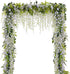 Wisteria Garland - 5Pcs Artificial Flowers Wisteria Vine, Total 33ft Fake Hanging Flower