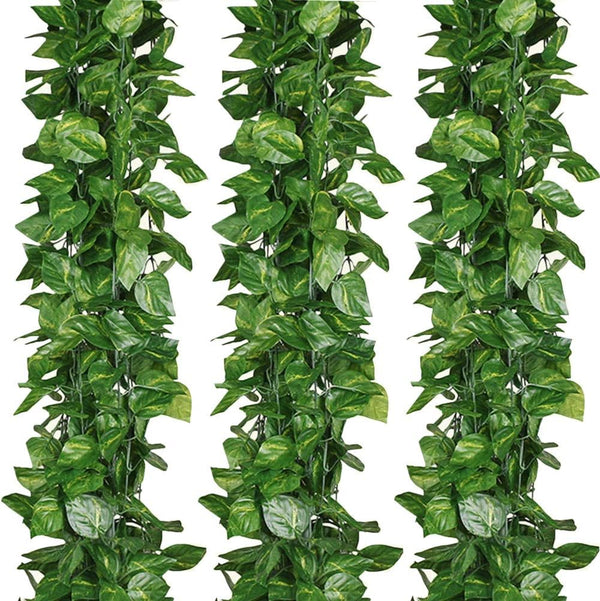 168 Feet Artificial Vines Greenery Garland, Faux Hanging Leaves Plants for Wedding Party Home Office Decorations